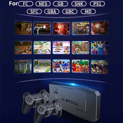 جهاز الالعاب القديمة 10الف لعبة مع ازرار التحكم اللاسلكية (64G)