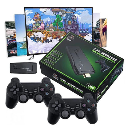 جهاز الالعاب القديمة 10الف لعبة مع ازرار التحكم اللاسلكية (64G)